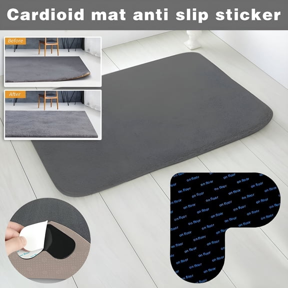 RLESO 2026 New Rug Pad Grippers 8 Pcs Rug Tape,Reusable Washable Grippers for Rugs,Double Sided Non-Slip Rug Pads for Hardwood Floors,Rug Stoppers to Guard Against Sliding