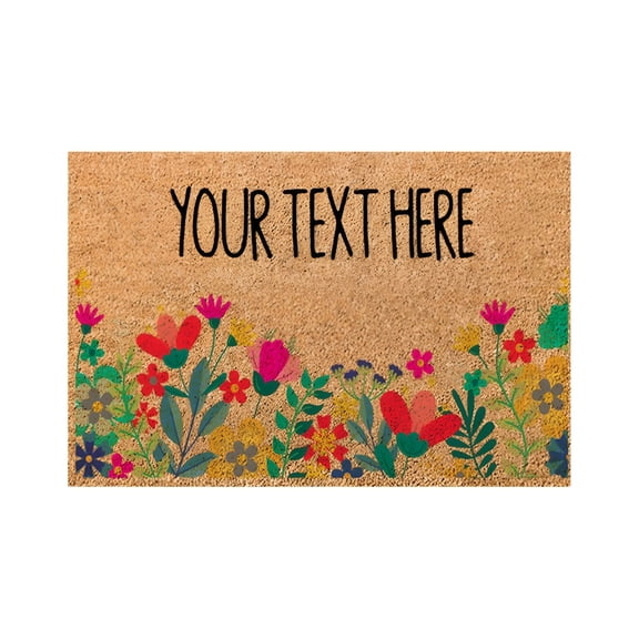RLESO 2026 New Spring Summer Doormats Funny Indoor Outdoor Welcome Floor Mats Non Slip Polyester Bathroom Kitchen Entry Rug Carpet,15"X 23" 1 Piece