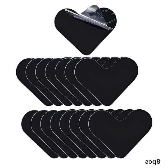 RLESO 8 Pack Rug Gripper Double Sided Non Slip Rug Pads Washable Carpet Tape Stickers Anti Curl Corner Grippers for Hardwood Floors Tile Laminate Area Rug Holder Prevent Sliding