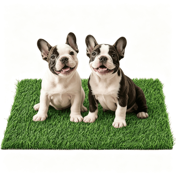 RLESO Artificial Grass Pad for Dogs Potty: 33.2X20.8"Es Fake Grass for Dogs Puppy Potty Training to Pee and Poop on Balcony,Backyard,Patio,Apartment-Protect Floor and Furnitures