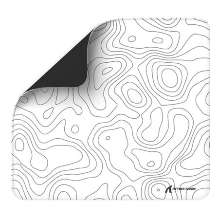 RLESO Gaming Mouse Pad for Speed Large Mouse Pad for Desk Waterproof Surface Stitched Edges and Anti-Slip Rubber Base Size L 17.72” X 15.75” X 0.16”