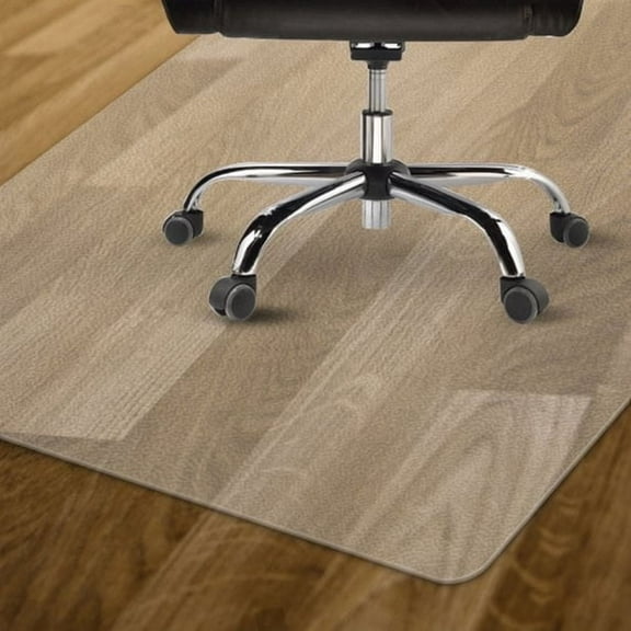 RLESO Office Mat for Hard Floor,For Home and Office for Floor Protection,Office Chair Mat for Hardwood Floor,Plastic Floor Mat for Office Chair over Carpet