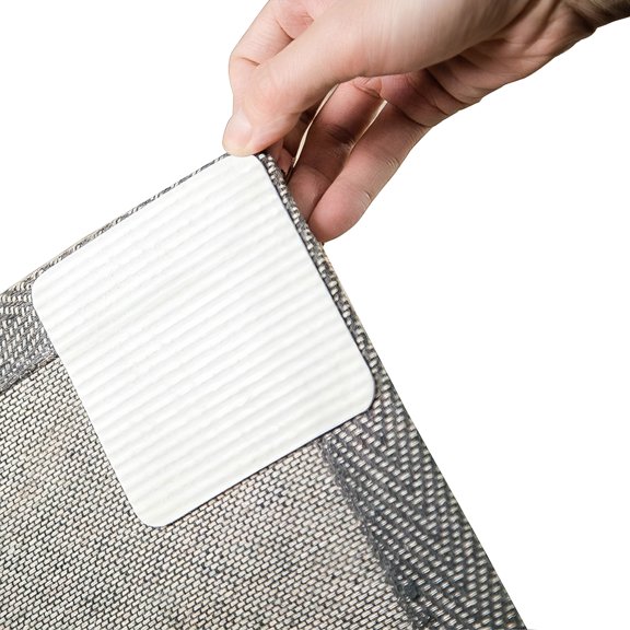 RLESO Rug Pad Gripper for Hardwood Floors No Damage,New Materials Non Slip Rug Pads,Under Rug Carpet Tape: Keep Your Rug in Place & Make Corner Flat