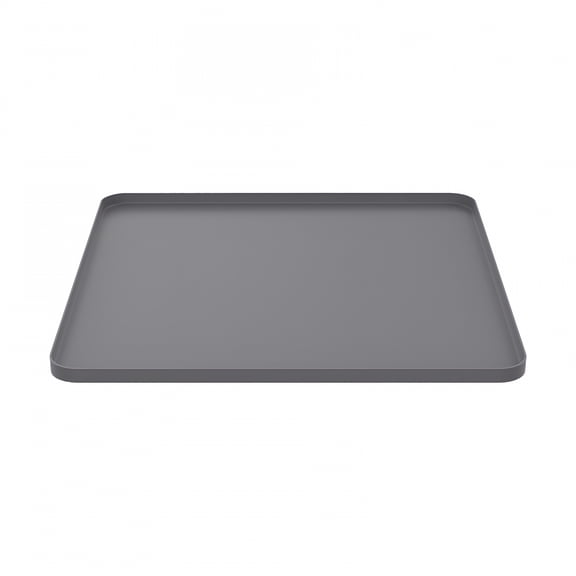 RLESO Waterproof Silicone Under Sink Mat for Kitchen and Bathroom,24 X 20 In,Washer Dryer Countertop with Shelf Organizer Tray Undersink Waterproof Mat