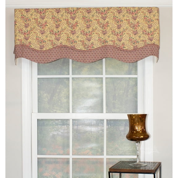 RLF HOME Lavender Days Glory Window Valance