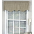 thumbnail image 1 of RLF Home Gee Regal 100% Cotton with Fully Lined 3" Rod Pocket Valnance for Windows 50" x 17" Gray, 1 of 2
