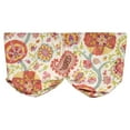 thumbnail image 1 of RLF Home 3" Rod Pocket High Quality Fabric Jubilee Stationary Balloon Valance for Windows 50" x 23" Multi, 1 of 1