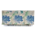 thumbnail image 1 of RLF Home 3" Rod Pocket High Quality Fabric Mantra Pleated Valance for Windows 50" x 17" Azure, 1 of 1