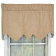 thumbnail image 1 of RLF Home Essential Solid Color Fabric Printed R-Crosby Regal Window Treatment Valance 3" Rod Pocket 50" x 17" Wheat, 1 of 2