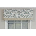 thumbnail image 1 of Gianna Banded 3in Rod Pocket Contrast Bottom Banding Valance 50in x 16in by RLF Home, 1 of 2