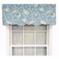 thumbnail image 1 of RLF Home Luxurious Modern Design Classic Jenna Glory Style Window Valance 50" x 16" Sky, 1 of 4