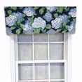 thumbnail image 1 of RLF Home Luxurious Modern Design Classic Summer Wind Petticoat Style Window Valance 50" x 15" Navy, 1 of 4