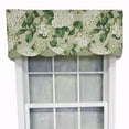 thumbnail image 1 of RLF Home Luxurious Modern Design Classic Summer Wind Petticoat Style Window Valance 50" x 15" Taupe, 1 of 4