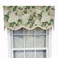 thumbnail image 1 of RLF Home Luxurious Modern Design Classic Summer Wind Provance Style Window Valance 50" x 16" Taupe, 1 of 4