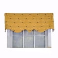 thumbnail image 1 of RLF Home Modern Design Classic Ribbit Regal Style Window Valance 50" x 17" Antique, 1 of 4