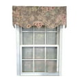 thumbnail image 1 of RLF Home Monte Cristo Regal 3" Rod Pocket Lining Luxurious and Elegant Window Treatment Valance 50" x 17" Gray, 1 of 1