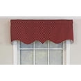 thumbnail image 1 of RLF Home Passat Regal Valance Red. 3" Rod Pocket 50"W x 17"L, 1 of 2