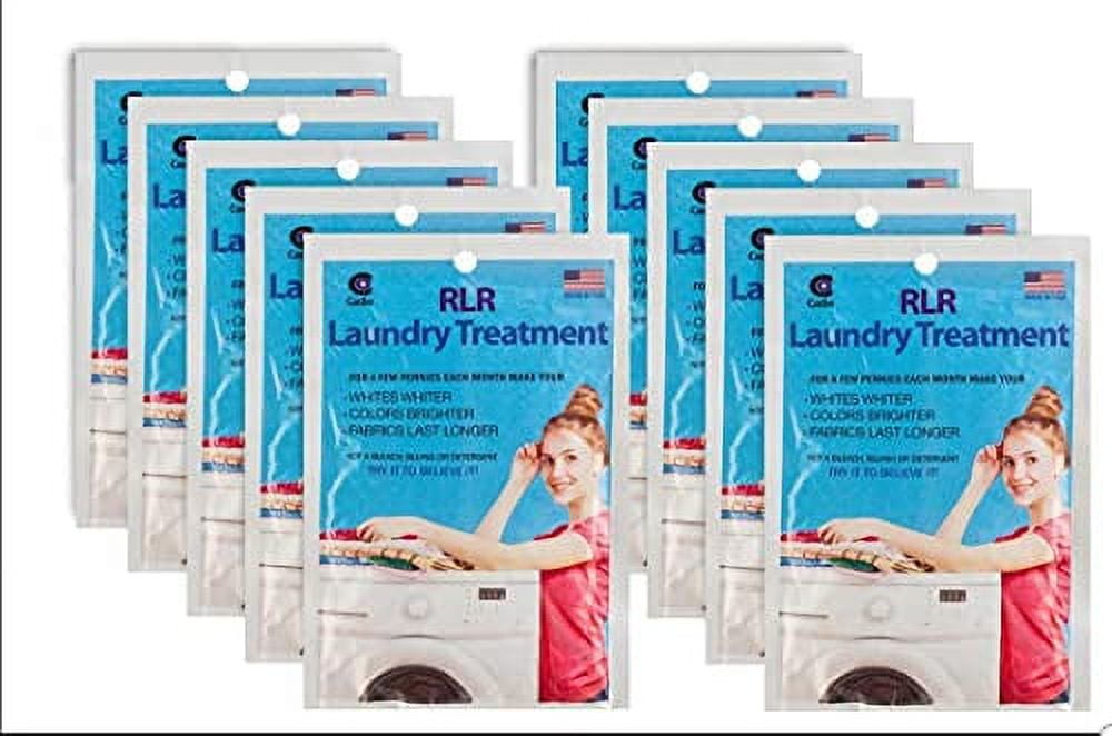 RLR Natural Powder Laundry Detergent Whitens, Brightens, Refreshes Baby Cloth Diapers, Musty