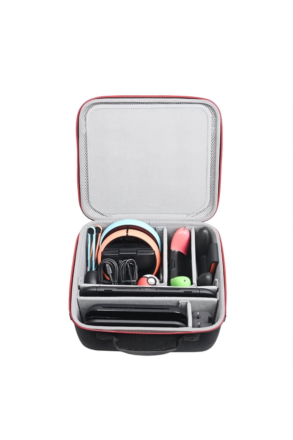 Carrying Case for Nintendo Switch 2 Console - Hard Travel Case for Switch 2 Console, Dock, Switch 2 Pro Controller, 24 Game Cards, Joy-Con 2 Grip, Adapter and More (Large Case Black)