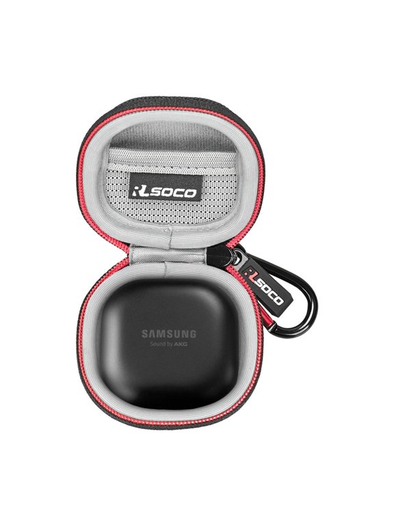 Carrying Case for Samsung Galaxy Buds 2 Pro/Galaxy Buds Live/Galaxy Buds 2/ Galaxy Buds Pro/Buds Fe 2023 Protective Case for True Wireless Earbuds - Black(Case Only)