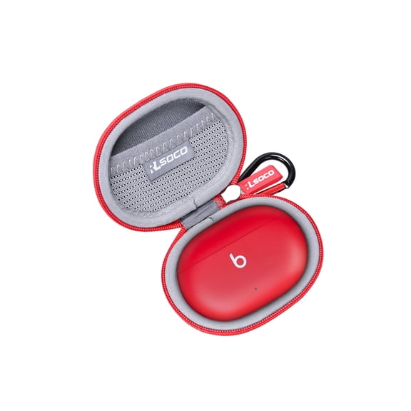 RLSOCO Case for Beats Studio Buds/Studio Buds+ True Wireless Noise Cancelling Earbuds (Red)