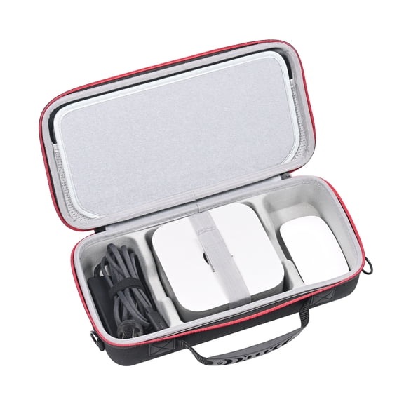 RLSOCO Hard Case for Apple 2024 Mac Mini M4/M4 Pro - Suitable for Set AccessoriesAdapters,Magic Mouse and Magic Keyboard with Non-number and more (Case Only)