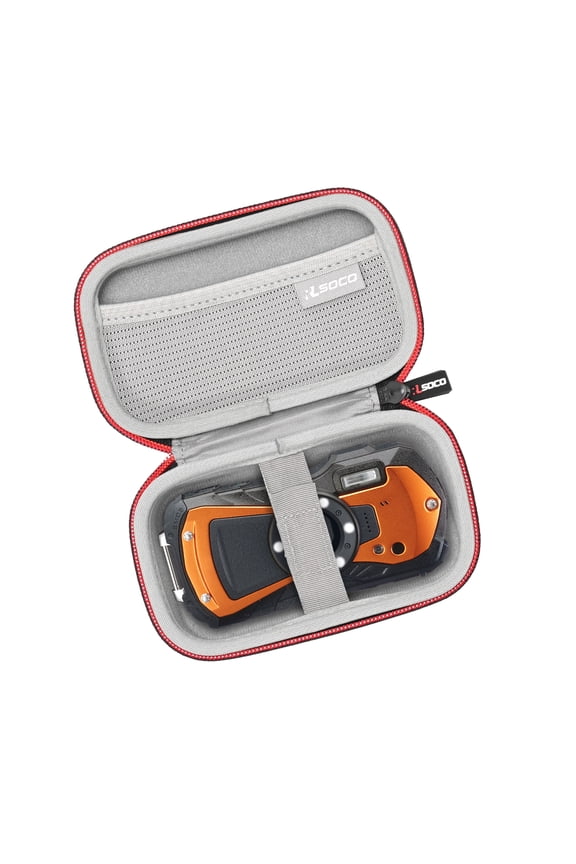 Hard Case for Ricoh WG-80/WG-70/WG-30/WG-7/WG-6 Orange Waterproof Digital Camera  (Case Only)