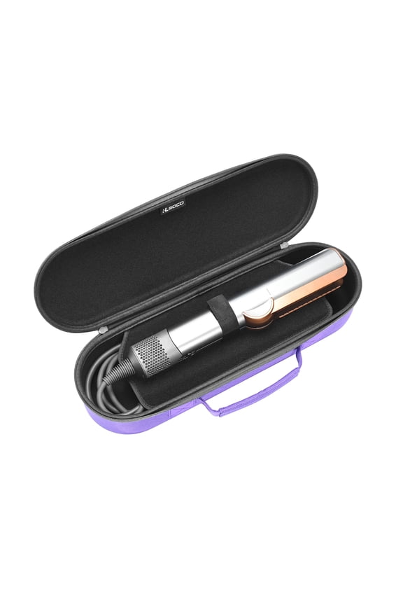 Travel Case for Dyson Airstrait/Corrale Hair Straightener (Purple)