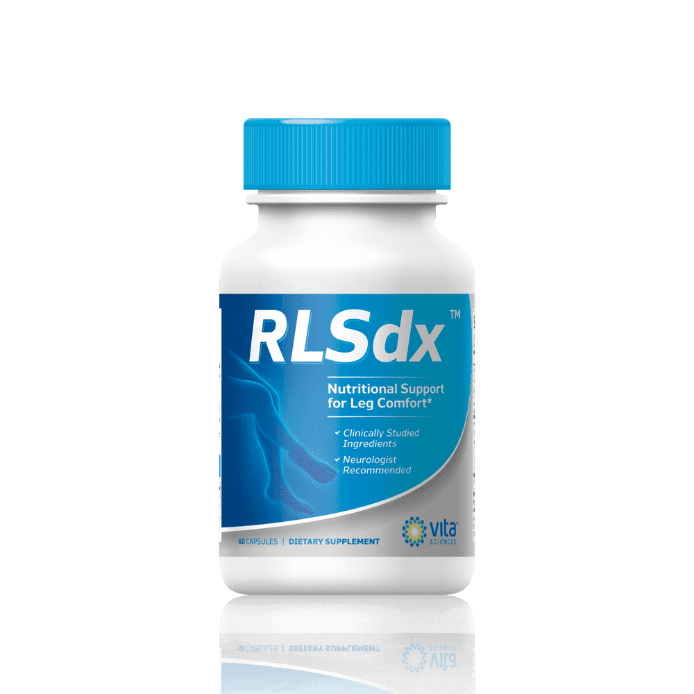 RLSdx Advanced Restless Legs & Muscle Cramps Pain Relief Supplement