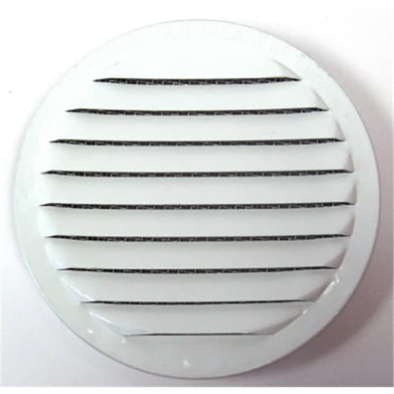 RLW-100 4 4 Pack Insect Proof Mini Louvers With Screen, White - 4 in.