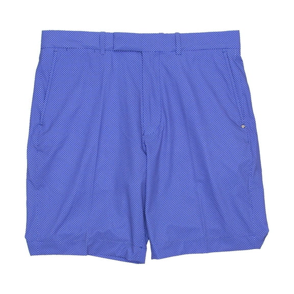 RLX Golf Ralph Lauren Cliffs Mens Dotted Water Repellent Shorts (34, Blue)
