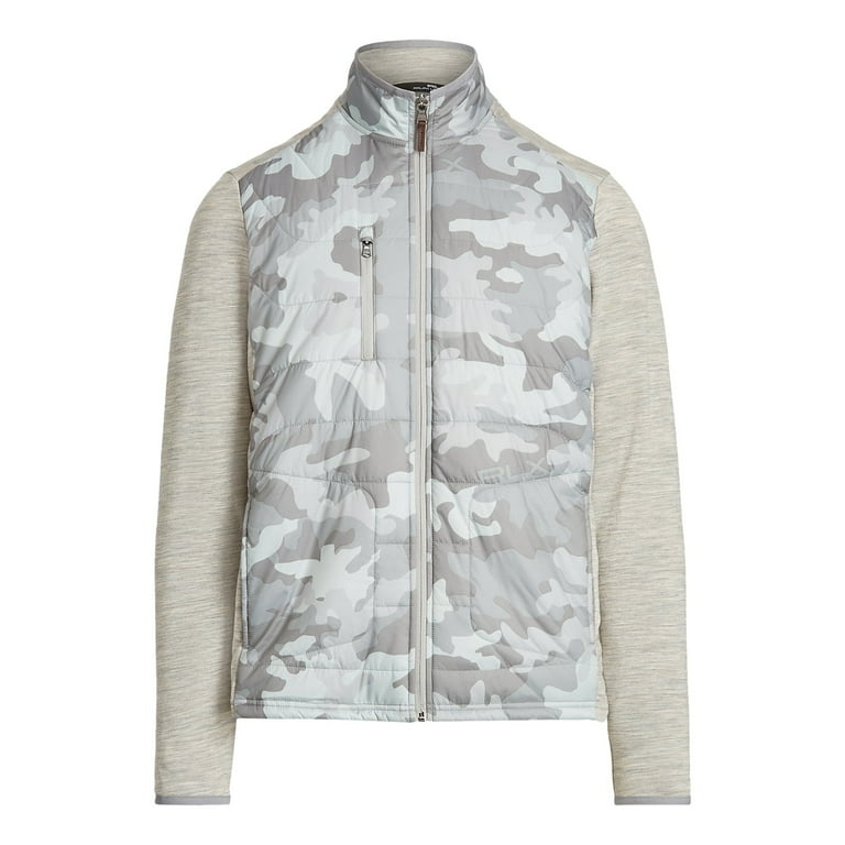 RLX Golf Ralph Lauren Men's Terry Stretch Jacket (Small, Gray Camo