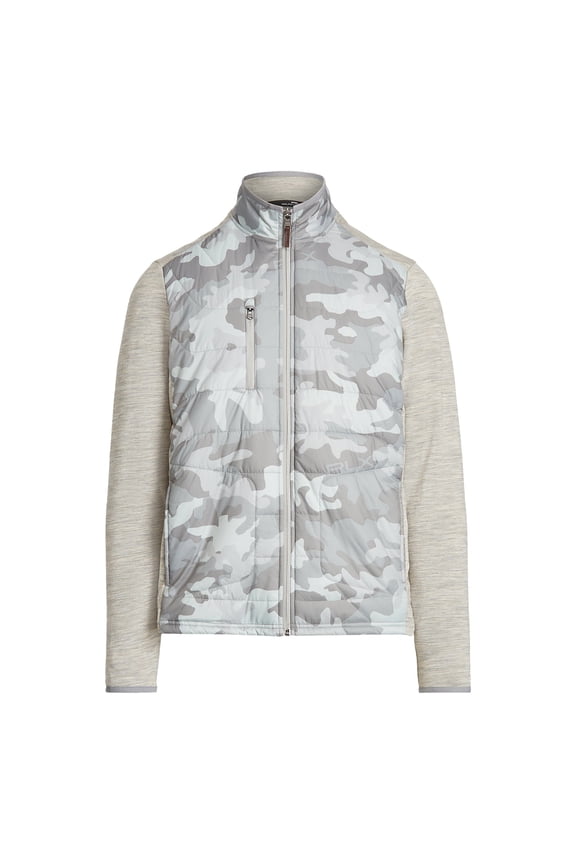 RLX Golf Ralph Lauren Men's Terry Stretch Jacket (Small, Gray Camo)