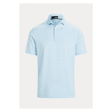 RLX RALPH LAUREN Golf Classic Fit Performance Polo Shirt Stripe BLUE Multi XL