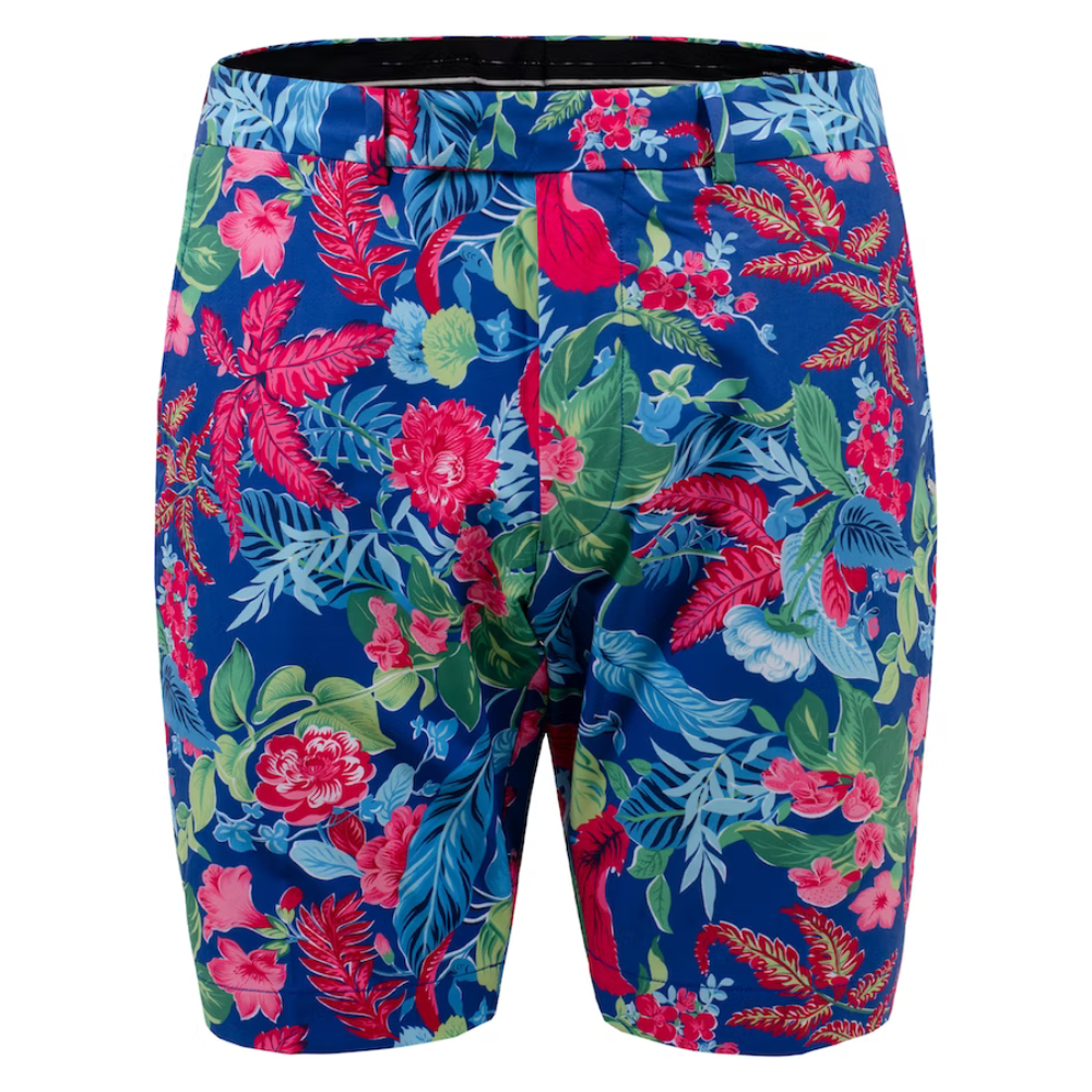 Men's deals Size 42 RLX Ralph Lauren Golf Blue Floral Flat Front Stretch Bermuda Short