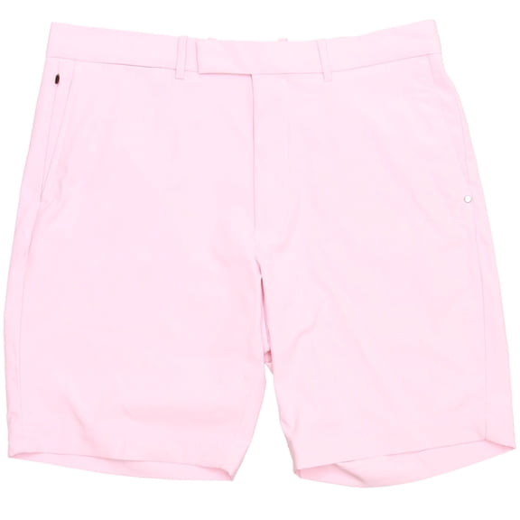 RLX Ralph Lauren Men's Classic Fit Flat Front Golf Shorts Pink 34