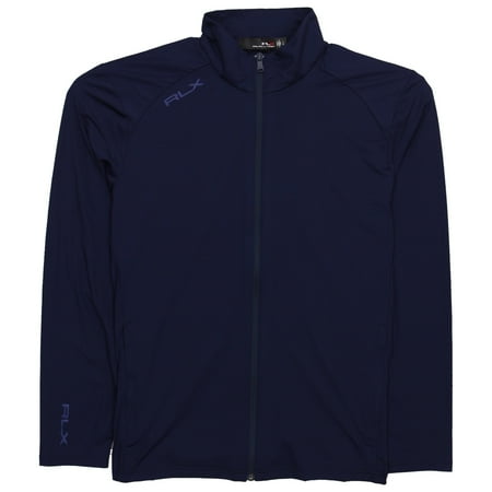 RLX Ralph Lauren Men's Golf Full Zip Sweatshirt Navy L