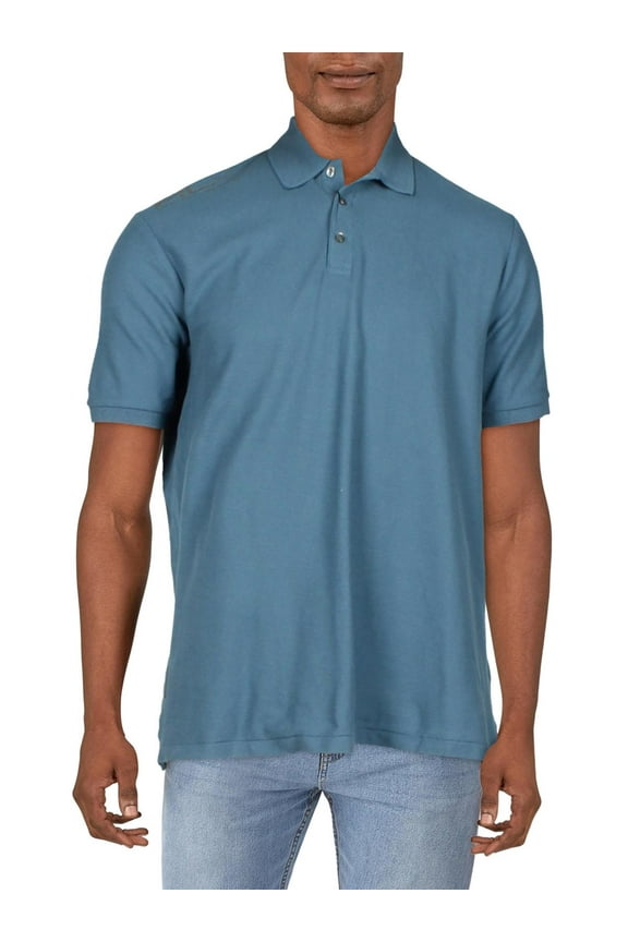 RLX Ralph Lauren Mens Double-Knit Collared Polo