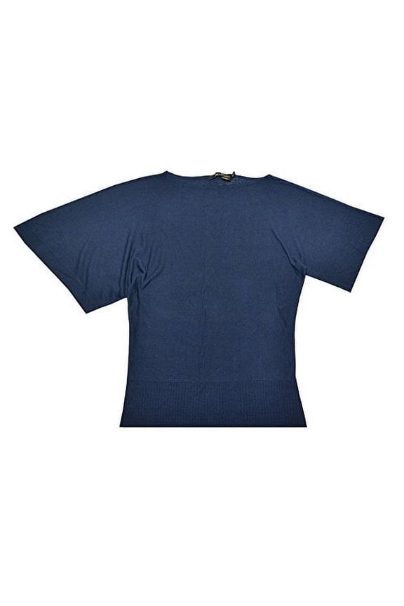 RLX Ralph Lauren Women Blend Linen Sweater (X-Small, Navy)