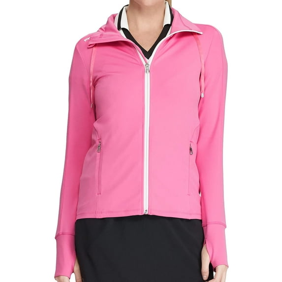 RLX Ralph Lauren Womens Golf Track Jacket (XSmall, Pink)