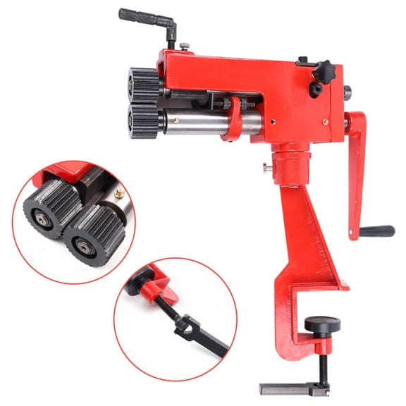RM-08 7inch Sheet Metal Fabrication Bead Roller Rotary Machine 22-Gauge w/6 Dies for Burring, Edging, Elbowing