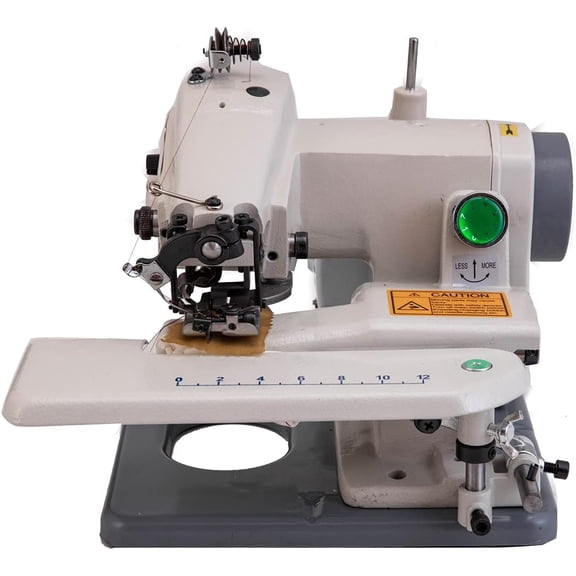RM-500 Desktop Blind Stitch Sewing Machine, 110V Hemming Machine, 1200 SPM, 3-8mm Stitch Length