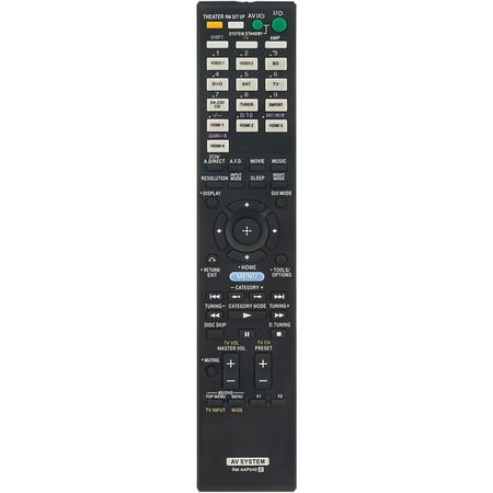 RM-AAP040 Replacement Remote Control Commander fit for AV Receiver STR-DN1000 STRDN1000 STR-K7100