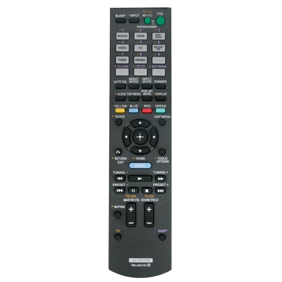 RM-AAU104 New Remote Control Compatible with AV Receiver 3D Home Theater HT-DDW3500 STR-K3500SW STR-KM3500 Audio Video System STR-DH520 RM-AAU116 STR-KS380 STR-KS470