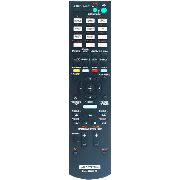 RM-AAU116 Replacement Remote Control Commander fit for AV Receiver STR-DH550 STR-DH540B STR-DH740