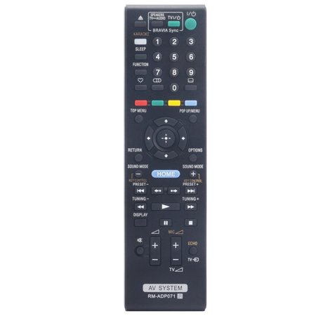 RM-ADP071 Replace Remote Control for Sony Blu-ray DVD Player