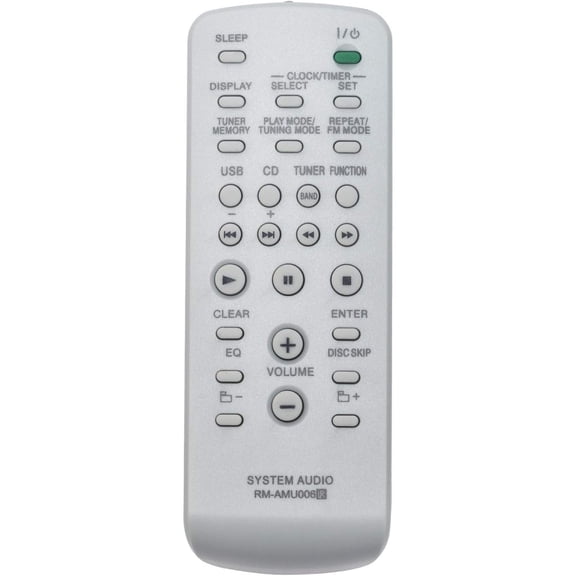 RM-AMU006 Remote Control Commander fit for Audio System FST-ZUX9 LBT-ZUX9 MHC-EX9 MHC-EX8