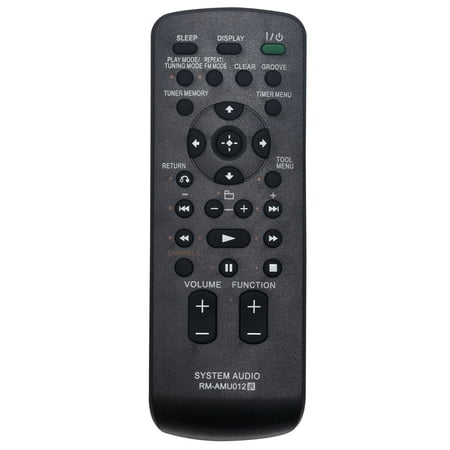 RM-AMU012 Replace Remote for Sony Mini Hi-Fi Component System LBT-DJ2I LBTDJ2I