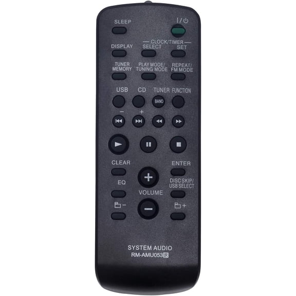 RM-AMU053 Compatible with Audio System HCD-GTR33 HCD-GTR55 HCD-GTR555 Infrared Replacement Remote Control