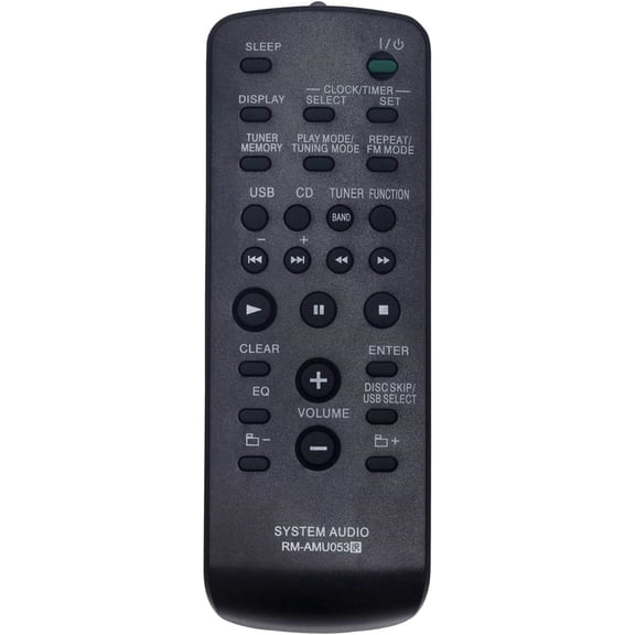 RM-AMU053 Replacement Remote Control Compatible with Audio System HCD-GTR33 HCD-GTR55 HCD-GTR555 Infrared